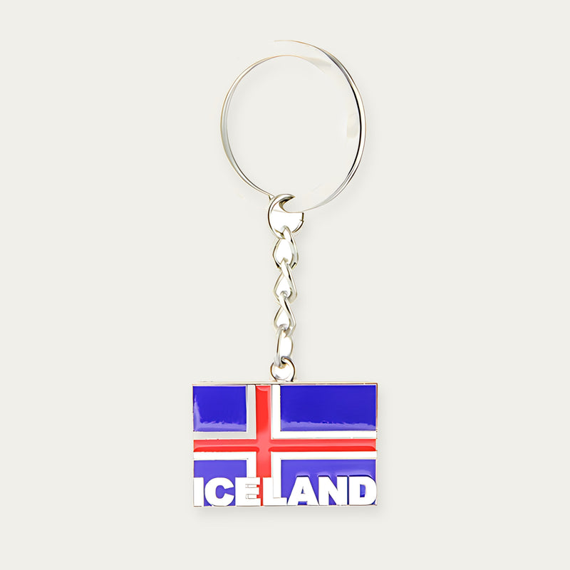 Keyring Flag ICELAND