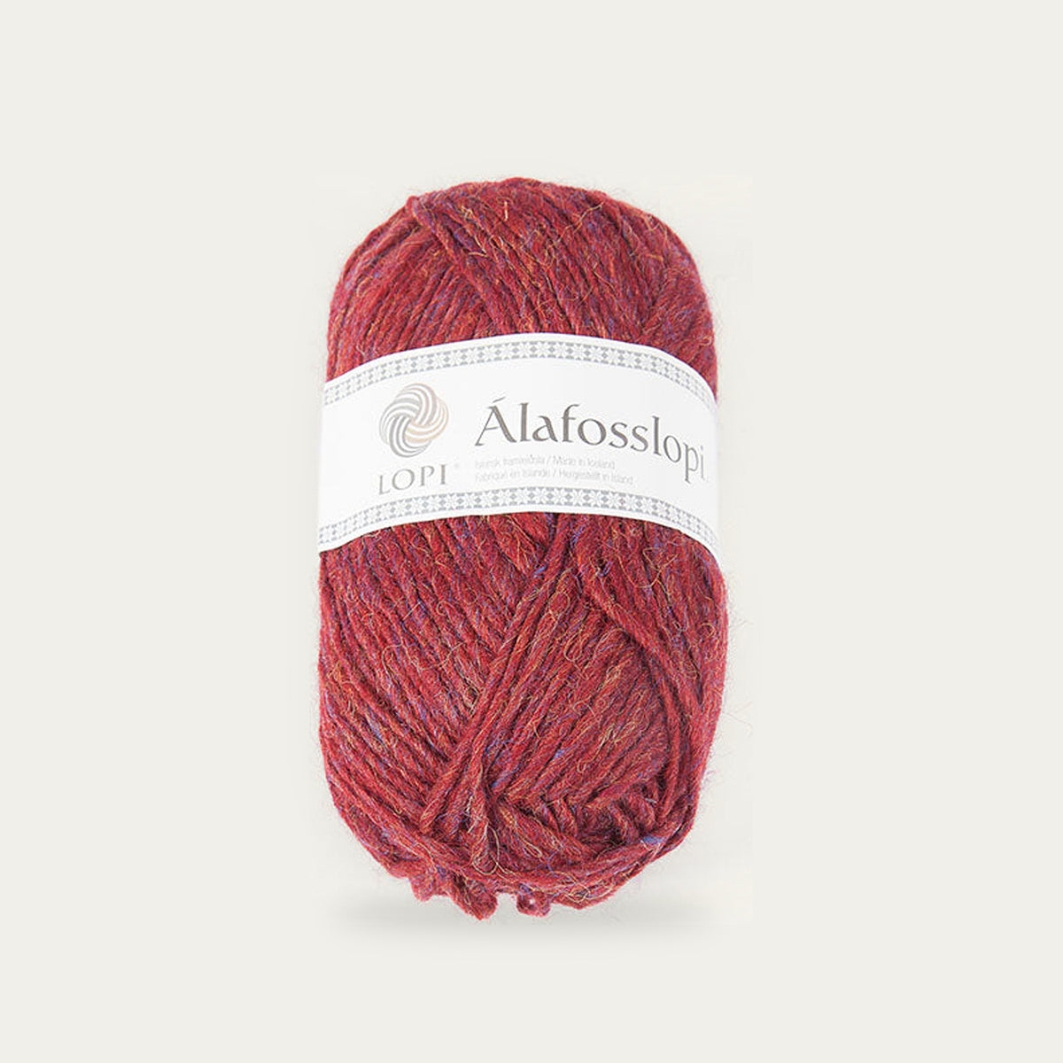 Alafoss Lopi 9962 - ruby red heather