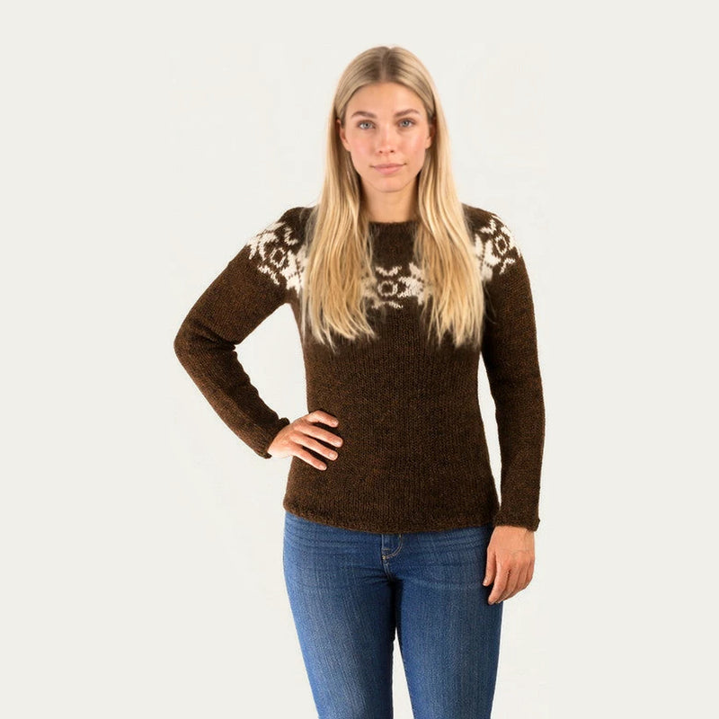 Eykt Wool Pullover Brown