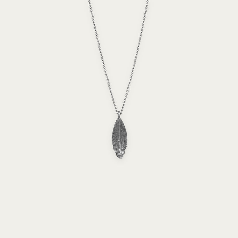 Raven Oxidized Silver Necklace (Raven 213 OX)