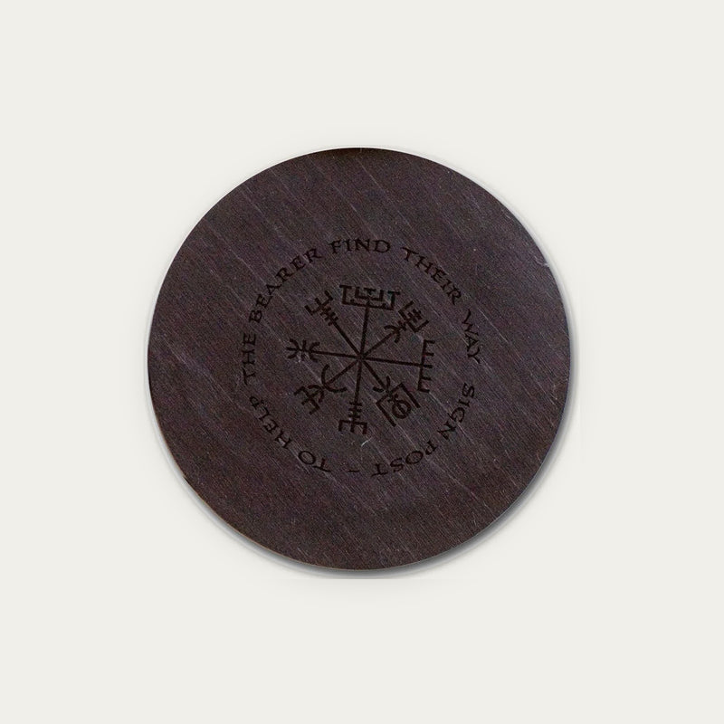 Coaster With Runes Of Vegvísir