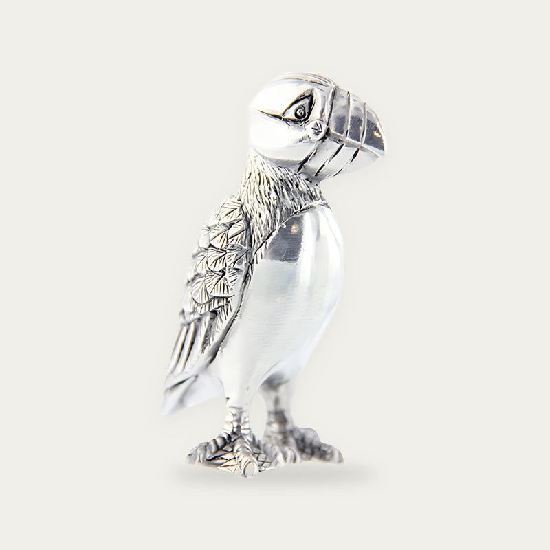 Figurine pewter puffin 7 cm