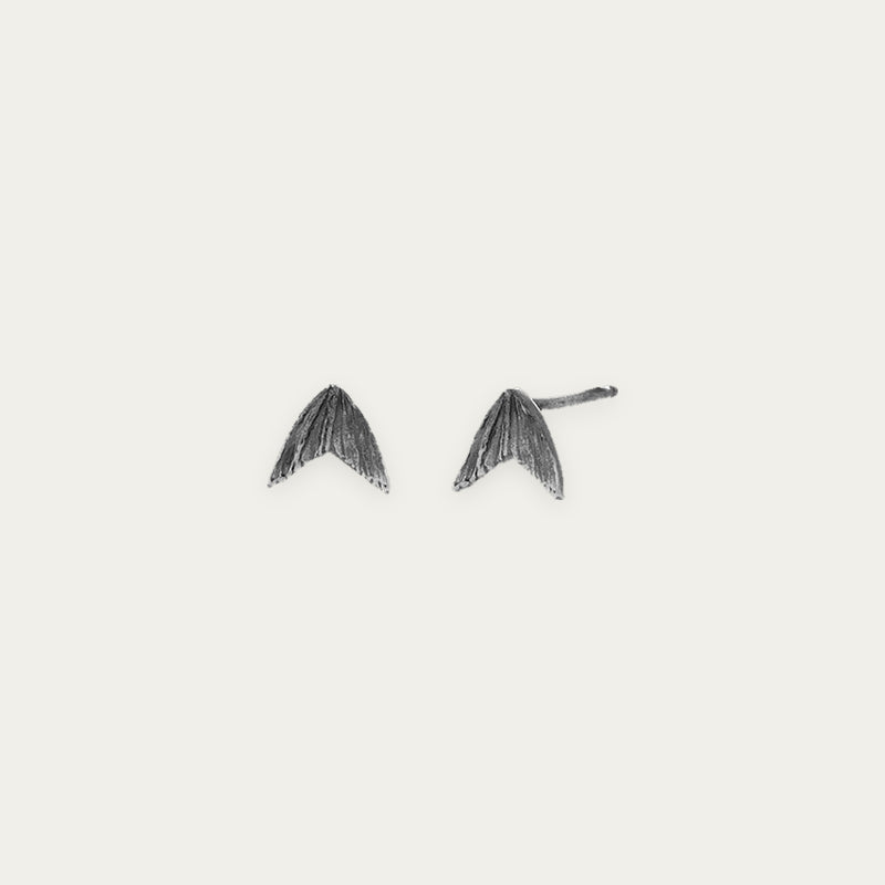 LAX EARRINGS oxidized silver
