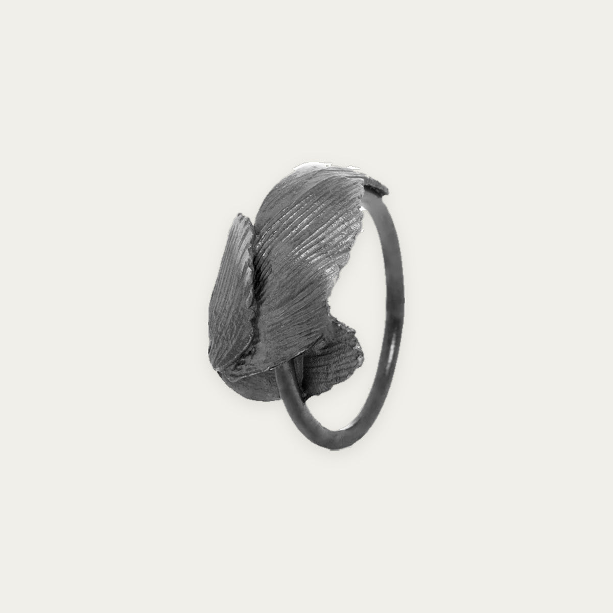 Aurum Swan Ring Silver Oxidized (Swan 401 OX)