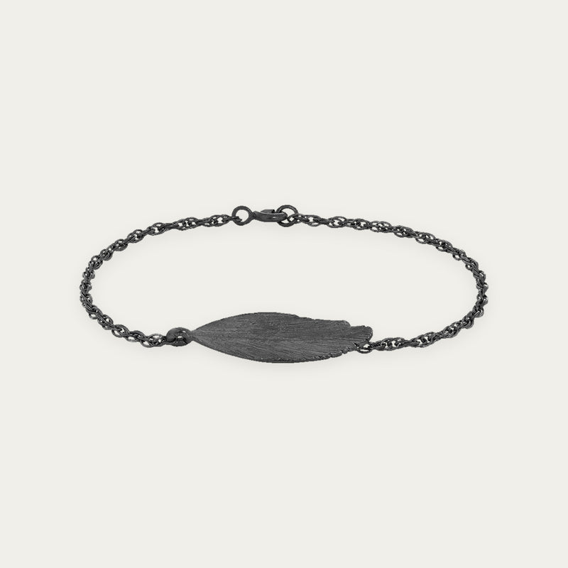 Raven Oxidized Silver Bracelet (Raven 305 OX)