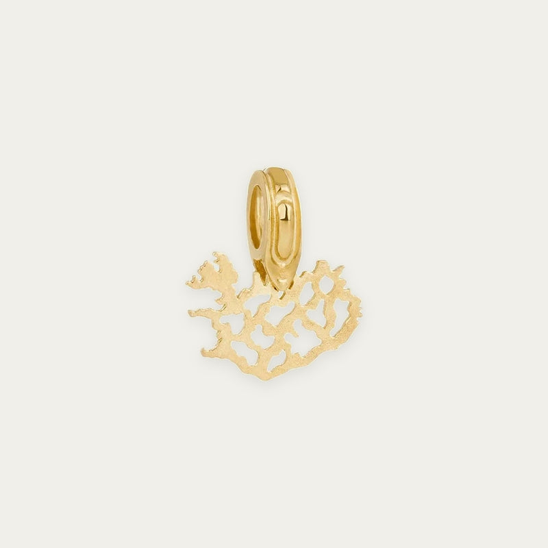 FILIA GOLD PLATED ISLAND CHARM