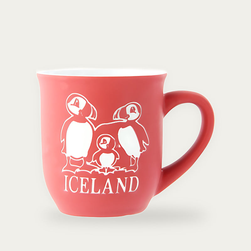 Mug Jazz Puffin family Red