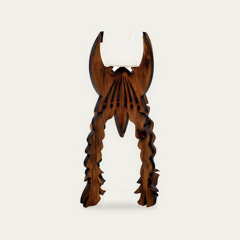 Candle Holder Viking With Braids
