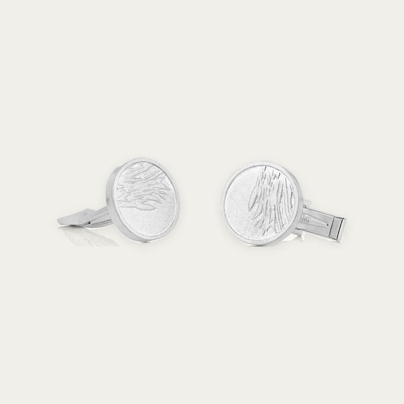 CUFFLINKS - RAVEN silver