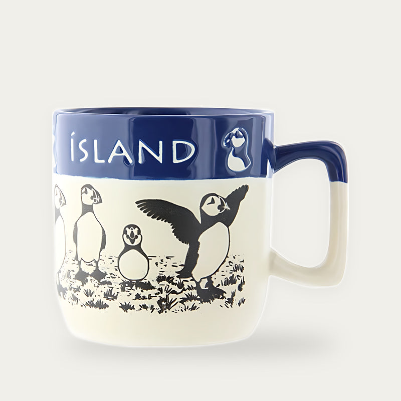 Mug two tone Iceland Puffin