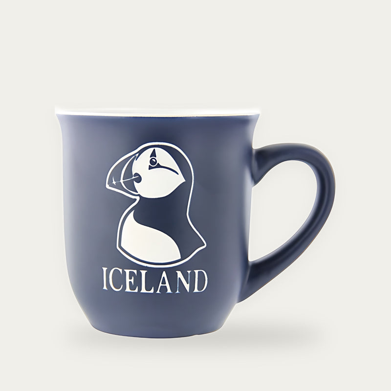 Mug Jazz Puffin silhouette Blue