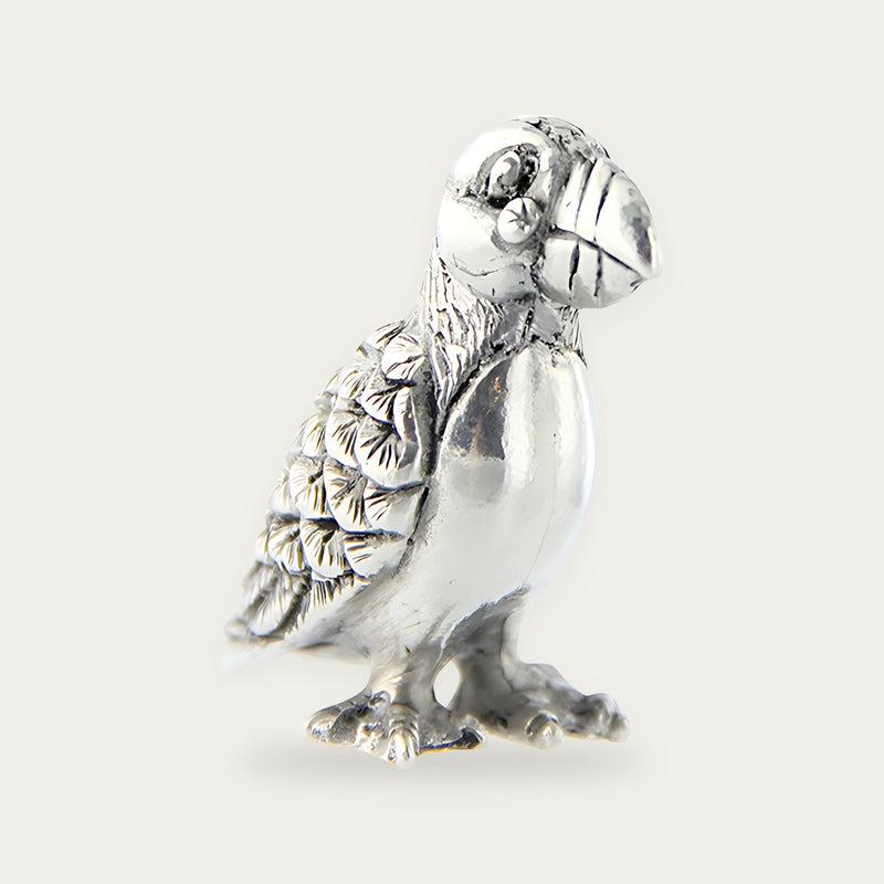 Figurine pewter puffin 3cm
