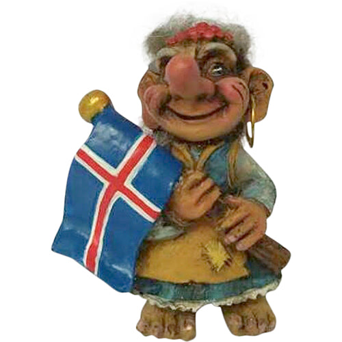 Trolla w. flag 6 cm