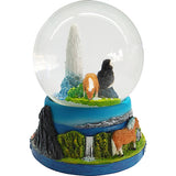 Snowglobe horse/puffin/geiser 45 mm
