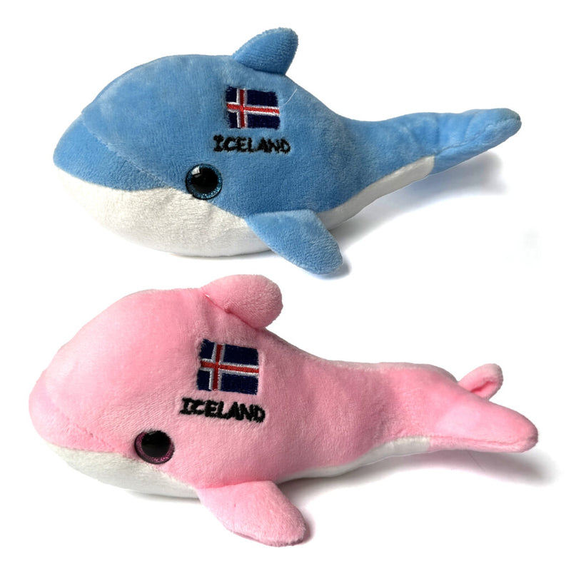 Whale Pink/Blue 22 cm Sort.