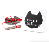 Yule Cat Coster (4 pack)