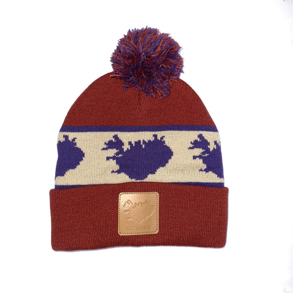 Frost knitted hat w.Iceland pattern