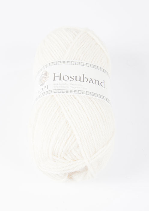 Icelandic sweaters and products - Hosuband - White 0001 Hosuband Wool Yarn - NordicStore