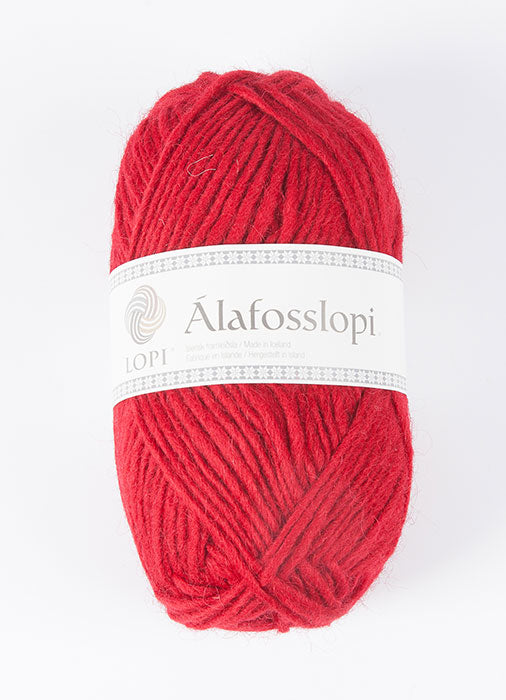 Icelandic sweaters and products - Alafoss Lopi 0047 - happy red Alafoss Wool Yarn - NordicStore