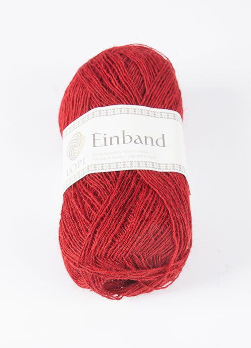 Icelandic sweaters and products - Einband 0047 Wool Yarn - Crimson Einband Wool Yarn - NordicStore