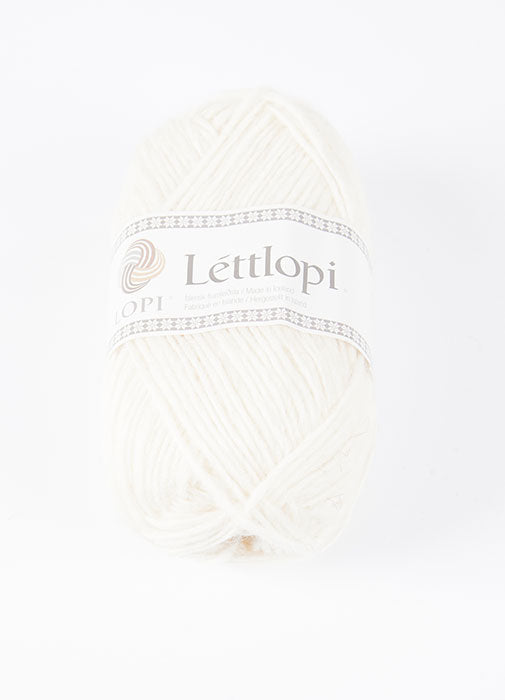 Icelandic sweaters and products - Lett Lopi 0051 - white Lett Lopi Wool Yarn - NordicStore