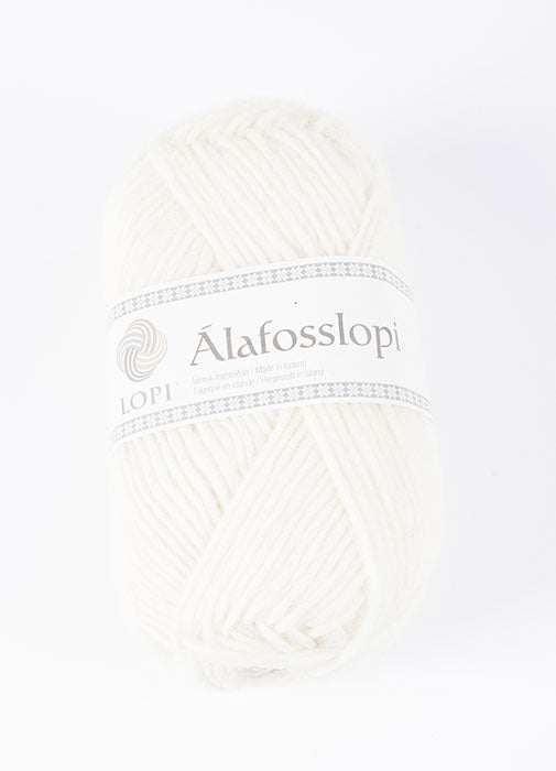 Icelandic sweaters and products - Alafoss Lopi 0051 - white Alafoss Wool Yarn - NordicStore