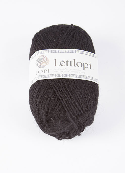 Icelandic sweaters and products - Lett Lopi 0059 - black Lett Lopi Wool Yarn - NordicStore