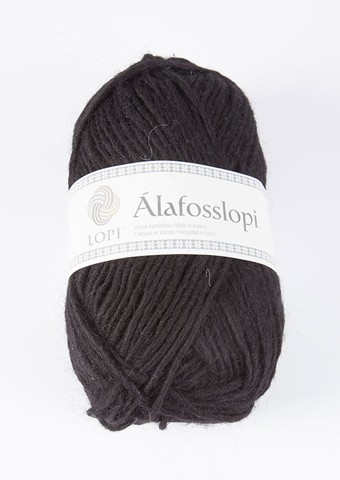 Icelandic sweaters and products - Alafoss Lopi 0059 - black Alafoss Wool Yarn - NordicStore