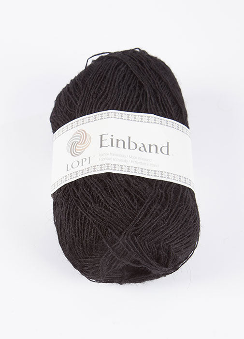 Icelandic sweaters and products - Einband 0059 Wool Yarn - Black Einband Wool Yarn - NordicStore