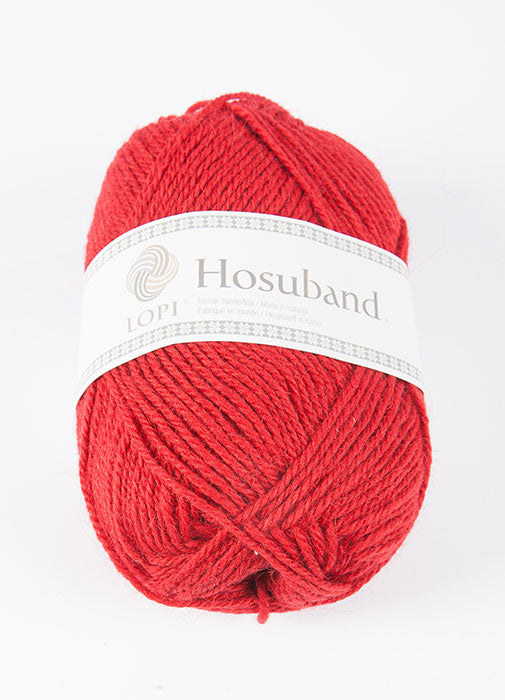 Icelandic sweaters and products - Hosuband - Red 0078 Hosuband Wool Yarn - NordicStore
