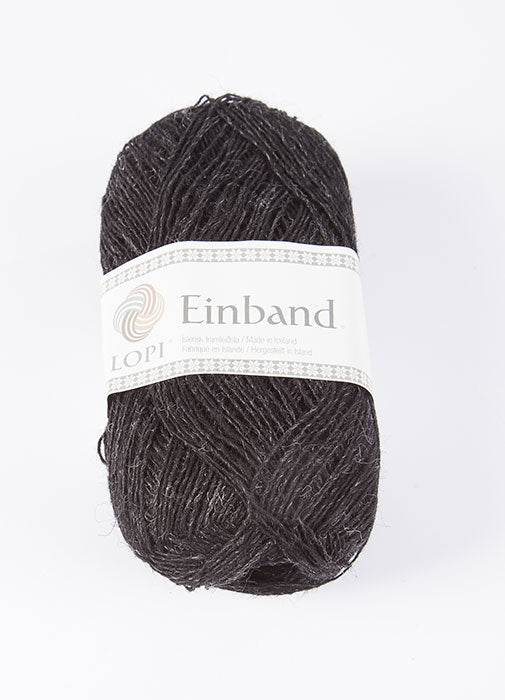 Icelandic sweaters and products - Einband 0151 Wool Yarn - Black Heather Einband Wool Yarn - NordicStore