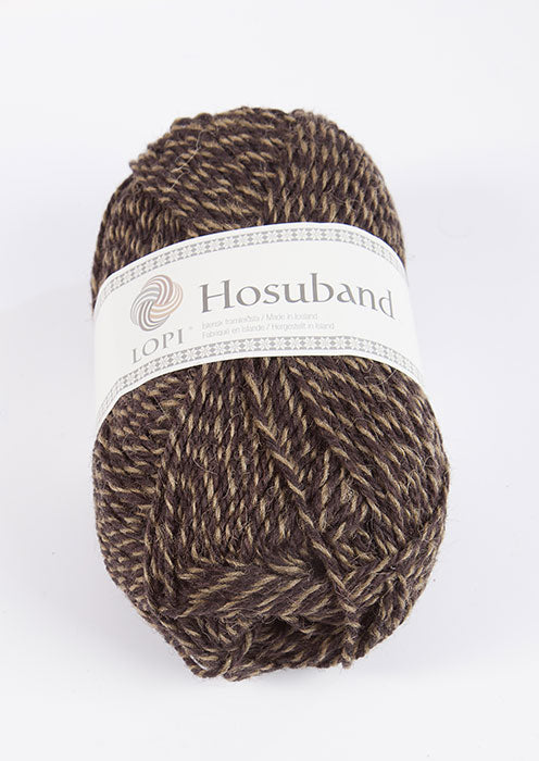 Icelandic sweaters and products - Hosuband - Dark Brown/ Light Brown 0227 Hosuband Wool Yarn - NordicStore