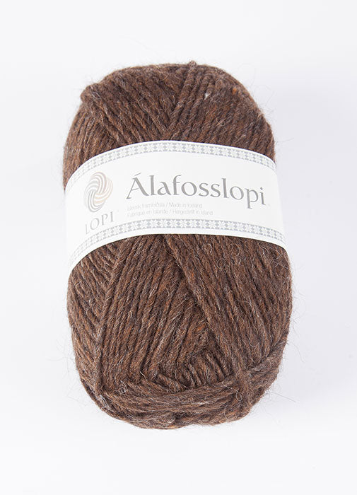 Icelandic sweaters and products - Alafoss Lopi 0867 - chocolate heather Alafoss Wool Yarn - NordicStore