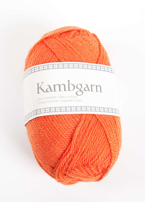 Icelandic sweaters and products - Kambgarn - 1207 Carrot Kambgarn Wool Yarn - NordicStore