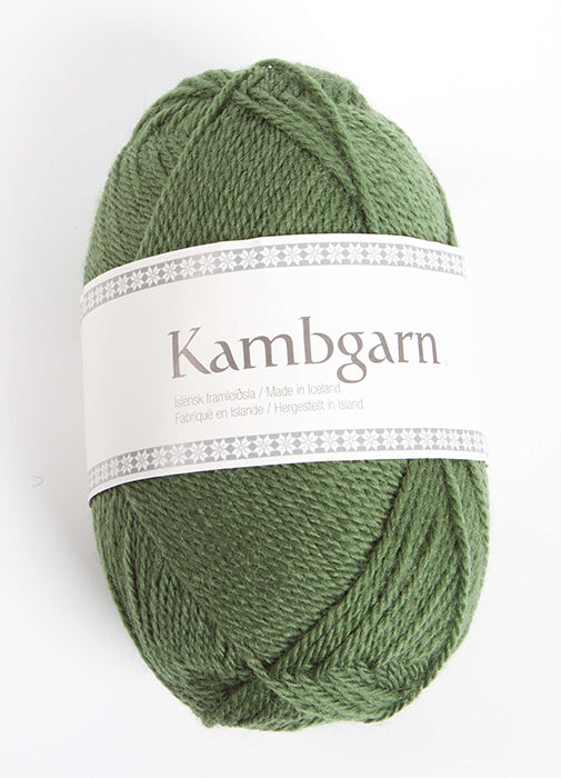 Icelandic sweaters and products - Kambgarn - 1208 Moss Green Kambgarn Wool Yarn - NordicStore