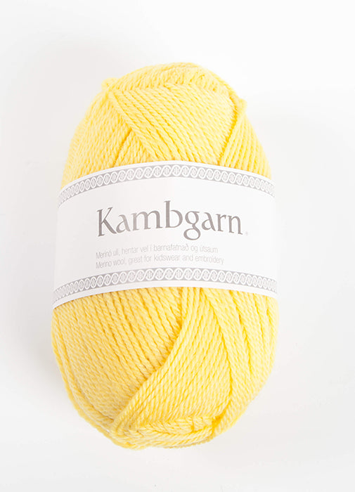 Icelandic sweaters and products - Kambgarn - 1211 Buttercup Kambgarn Wool Yarn - NordicStore