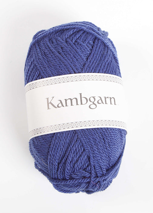 Icelandic sweaters and products - Kambgarn - 1213 Blue Iris Kambgarn Wool Yarn - NordicStore
