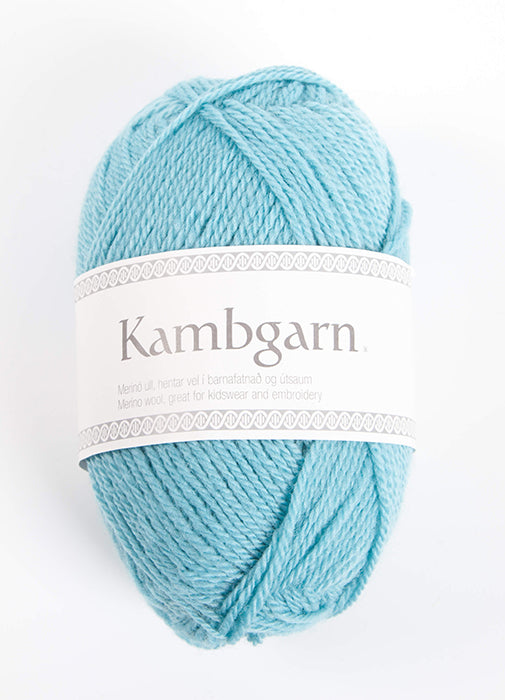 Icelandic sweaters and products - Kambgarn - 1216 Aqua Kambgarn Wool Yarn - NordicStore