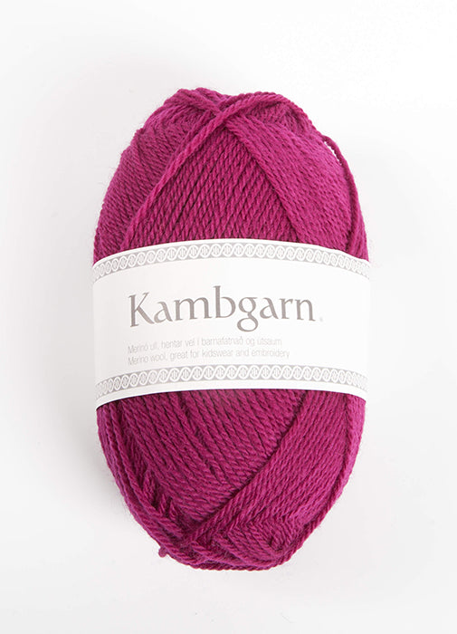 Icelandic sweaters and products - Kambgarn - 1219 Sangria Kambgarn Wool Yarn - NordicStore