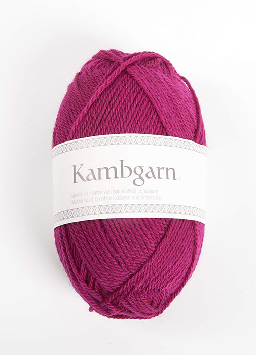 Icelandic sweaters and products - Kambgarn - 1219 Sangria Kambgarn Wool Yarn - NordicStore