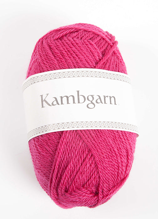 Icelandic sweaters and products - Kambgarn - 1220 Pink Dahlia Kambgarn Wool Yarn - NordicStore