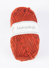 Icelandic sweaters and products - Alafoss Lopi 1236 - burnt orange Alafoss Wool Yarn - NordicStore
