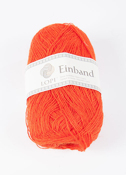 Icelandic sweaters and products - Einband 1766 Wool Yarn - Orange Einband Wool Yarn - NordicStore