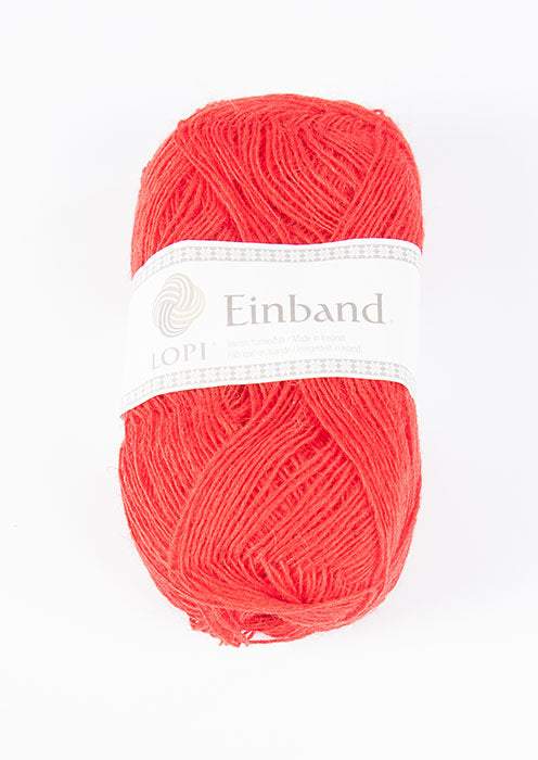 Icelandic sweaters and products - Einband 1770 Wool Yarn - Flame Red Einband Wool Yarn - NordicStore