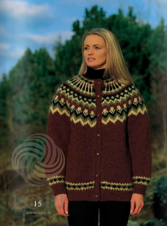 Icelandic sweaters and products - Jörð Women Wool Cardigan Red Tailor Made - NordicStore