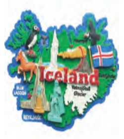 Magnet Poly ICELAND map
