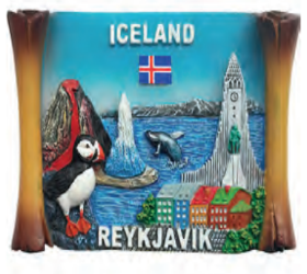 Magnet Roll Iceland/Reykjavik