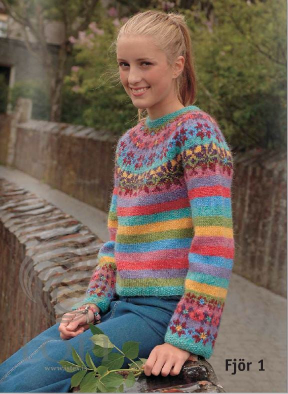 Icelandic sweaters and products - Fjör (Happy) Women Wool Sweater Tailor Made - NordicStore