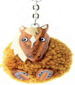 Keyring Pompom Horse