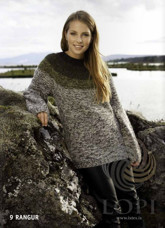 Icelandic sweaters and products - Rangur Women Wool Sweater Grey Tailor Made - NordicStore